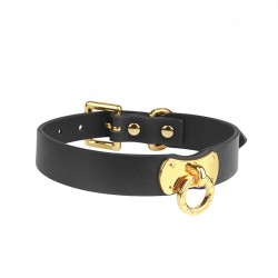 Black and Gold Chain Leash Fashion choker